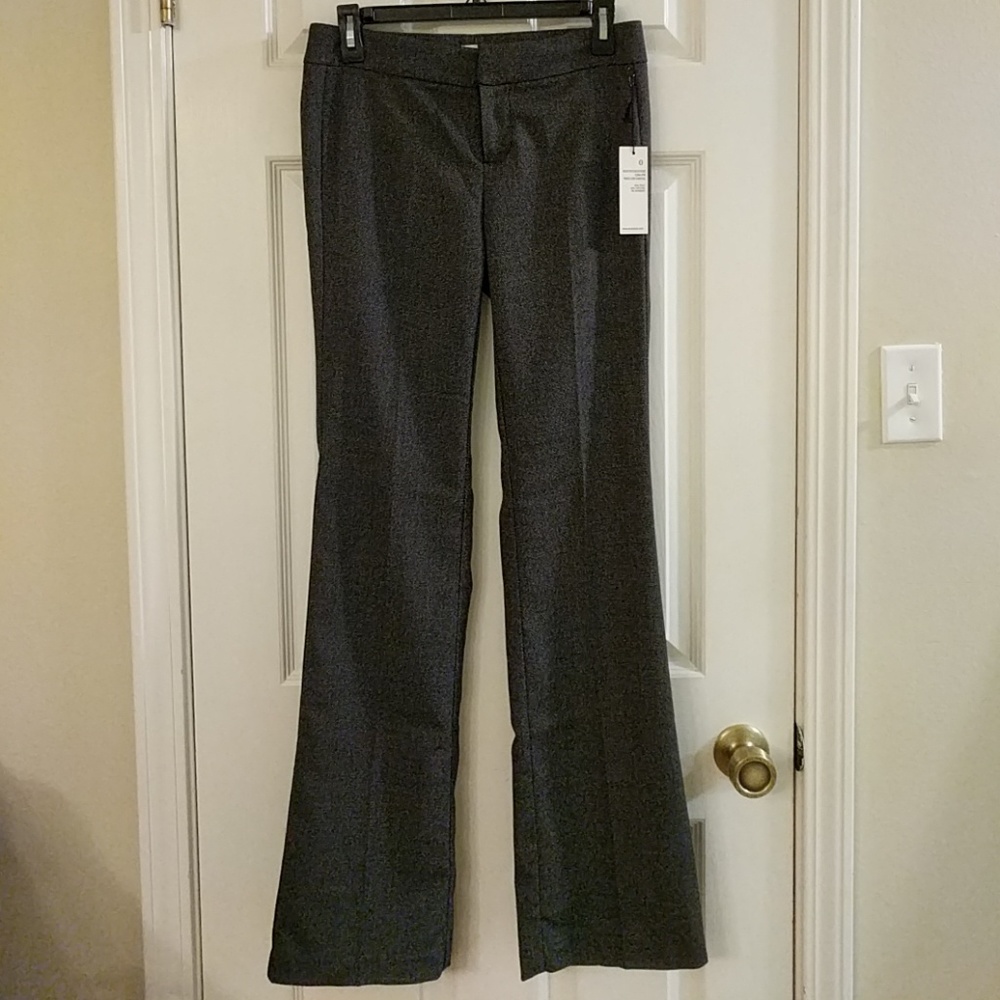 Ecru Mercury ponte flare leg trouser size 0